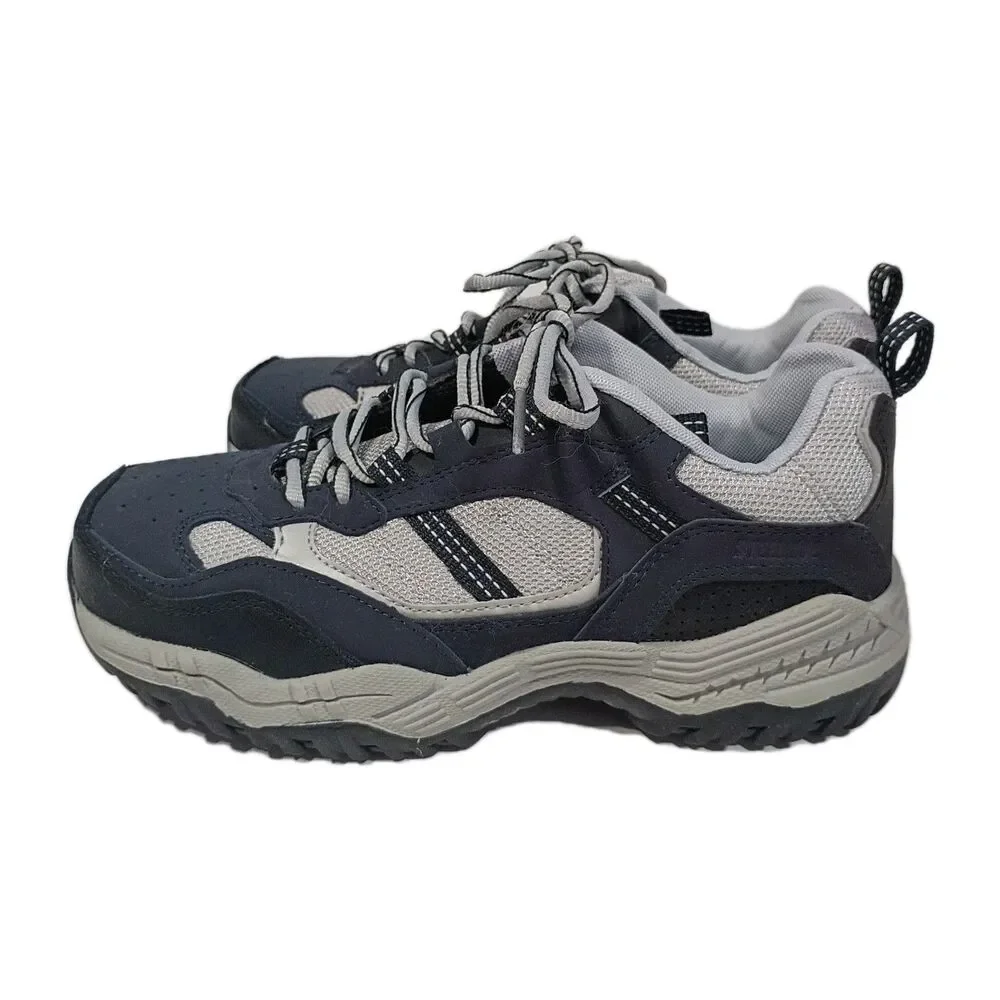 Brahma Steel Toe Shoes Womens US 7.5 AMY Blue Gray Slip Resistant Steel Toes